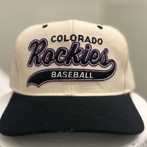 Vintage MLB Colorado Rockies Starter SnapBack hat